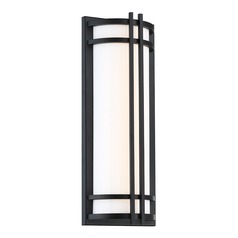 Skyscraper 18-Inch LED Outdoor Wall Light in Black by Modern Forms