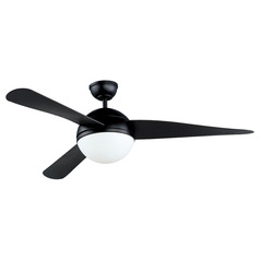 Maxim Lighting Cupola Black LED Ceiling Fan with Light