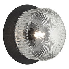 Knobbel Matte Black LED Sconce by Matteo Lighting