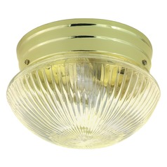 Polished Brass Flush Mount by Nuvo Lighting