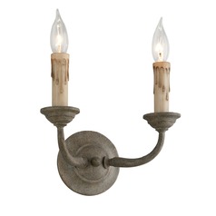 Cyrano Earthen Bronze Sconce by Troy Lighting