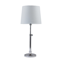 Townhouse Adjustable Table Lamp in Polished Nickel by House of Troy Lighting