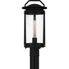 Clifton Earth Black Post Light by Quoizel Lighting