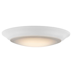 Kuul 6-Inch 5CCT LED Flush Mount in White by Design Classics