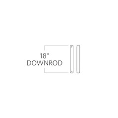 18-Inch Downrod in Bronze by Visual Comfort & Co Fan Collection