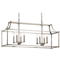 Morrigan 8-Light Brushed Nickel Chandelier by Kichler Lighting