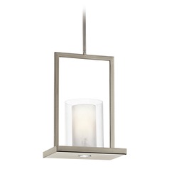 Triad 7.75-Inch Mini Pendant in Classic Pewter by Kichler Lighting