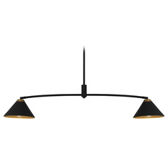 Quoizel Lighting Alscott Matte Black Island Light