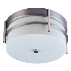 Luna LED Brushed Metal LED Flush Mount by Maxim Lighting