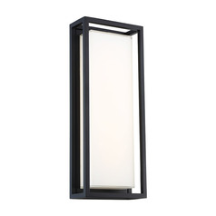 Framed 20-Inch LED Outdoor Wall Light in Black by Modern Forms