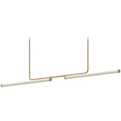 Vesper Brushed Gold LED Linear Light by Kuzco Lighting