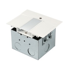 InvisiLED White Recessed Channel Power Box With Diffuser by WAC Lighting