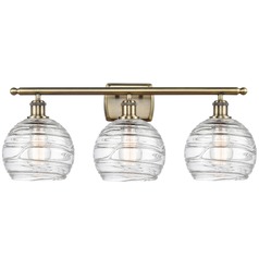 Deco Swirl Antique Brass LED Bathroom Light by Innovations Lighting