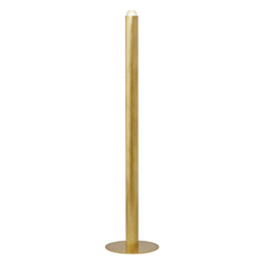 Ebell LED Floor Lamp in Natural Brass by Visual Comfort Modern
