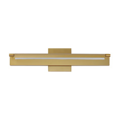 Bookkeeper Natural Aged Brass LED Bathroom Light by ET2 Lighting
