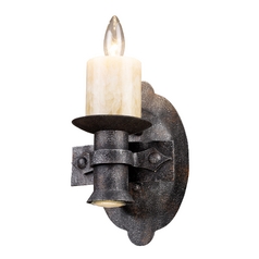 Sconce Wall Light in Moonlit Rust Finish