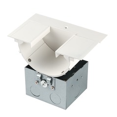 InvisiLED White Recessed Channel Power Box With Indirect Light by WAC Lighting