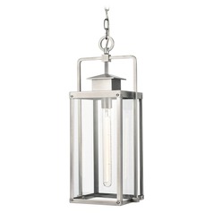 Elk Lighting Crested Butte Antique Brushed Aluminum Outdoor Hanging Light