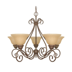 Chandelier in Sonoma Bronze by Nuvo Lighting