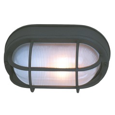 Bulkhead Matte Black Flush Mount by Craftmade Lighting