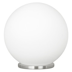 Rondo Silver Table Lamp by Eglo Lighting