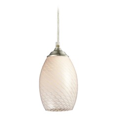 Jazz Brushed Nickel Mini Pendant by Z-Lite