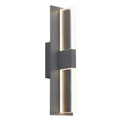 Lyft 18-In 2700K LED Outdoor Light in Charcoal with In-Line Fuse & Surge Protection by VC Modern