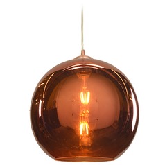 Glow Brushed Copper Pendant by Access Lighting