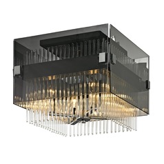 Apollo 14.50-Inch Dark Bronze & Chrome Semi-Flush Mount by Troy Lighting