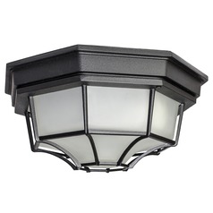 Crown Hill LED E26 Black LED Flush Mount by Maxim Lighting