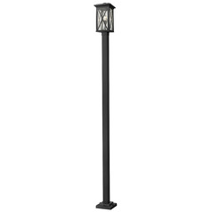 Brookside Black Post Light by Z-Lite