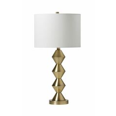 Satin Brass Table Lamp by Craftmade Lighting