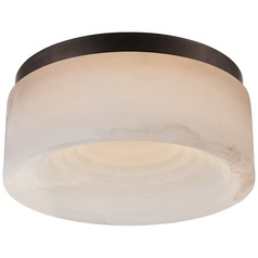 Kelly Wearstler Otto Small Flush Mount in Bronze by Visual Comfort Signature