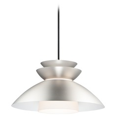 Nordic Brushed Platinum Pendant by Maxim Lighting