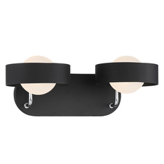 Lift Off 16-Inch Bath Light in Sand Coal & Nickel by George Kovacs