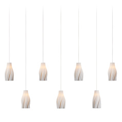 Currey and Company Posh Silver Multi-Light Pendant