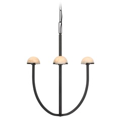 Kelly Wearstler Pedra Chandelier in Bronze by Visual Comfort Signature