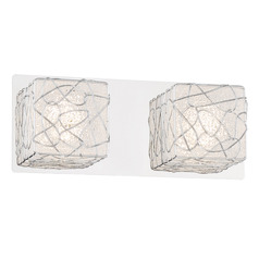 Livewire 12.6-Inch Vanity Light in Chrome by George Kovacs