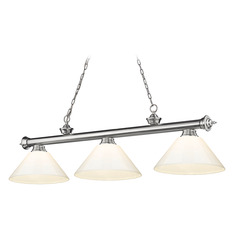 Cordon Brushed Nickel Billiard Light by Z-Lite