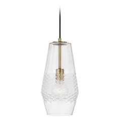 Dena Mini Pendant in Aged Brass by Capital Lighting