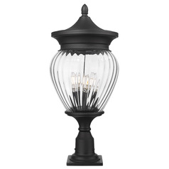 Z-Lite Davina Black Post Light