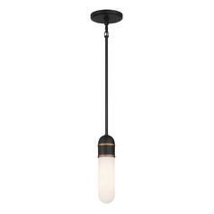Brian Patrick Flynn Capsule Mini Pendant in Black & Gold by Crystorama
