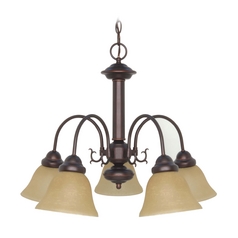Chandelier in Mahogany Bronze by Nuvo Lighting