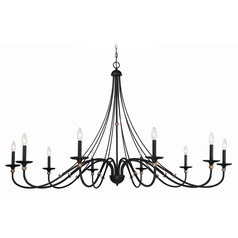 Westchester County Sand Coal & Skyline Gold Chandelier by Minka Lavery