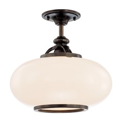 Canton Semi-Flush Mount in Old Bronze by Hudson Valley Lighting