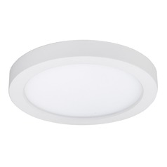Round White LED Close-to-Ceiling Light by WAC Lighting