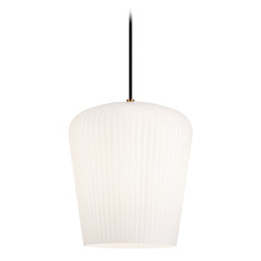 Charismo Aged Gold Brass Mini Pendant by Matteo Lighting