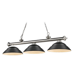 Cordon Brushed Nickel Billiard Light by Z-Lite