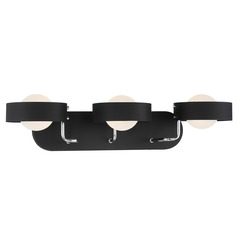 Lift Off 25.50-Inch Bath Light in Sand Coal & Nickel by George Kovacs