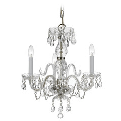 Crystorama Lighting Traditional Crystal Polished Chrome Crystal Chandelier